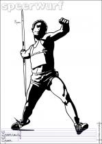coloriage-lancer-javelot-1