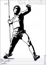 coloriage-lancer-javelot-1