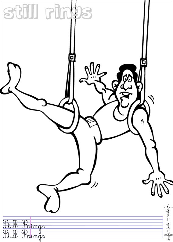 coloriage anneaux 1