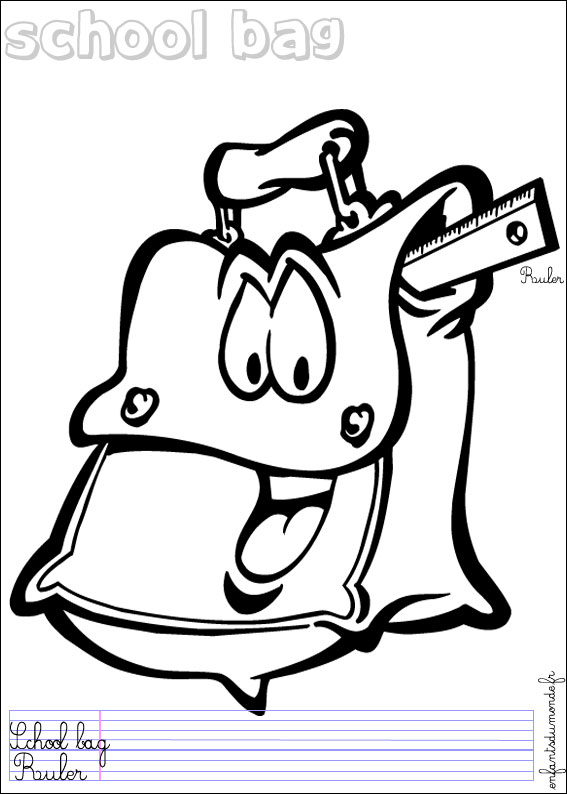 327 coloriage cartable 1