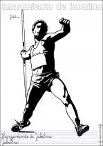 coloriage-lancer-javelot-1