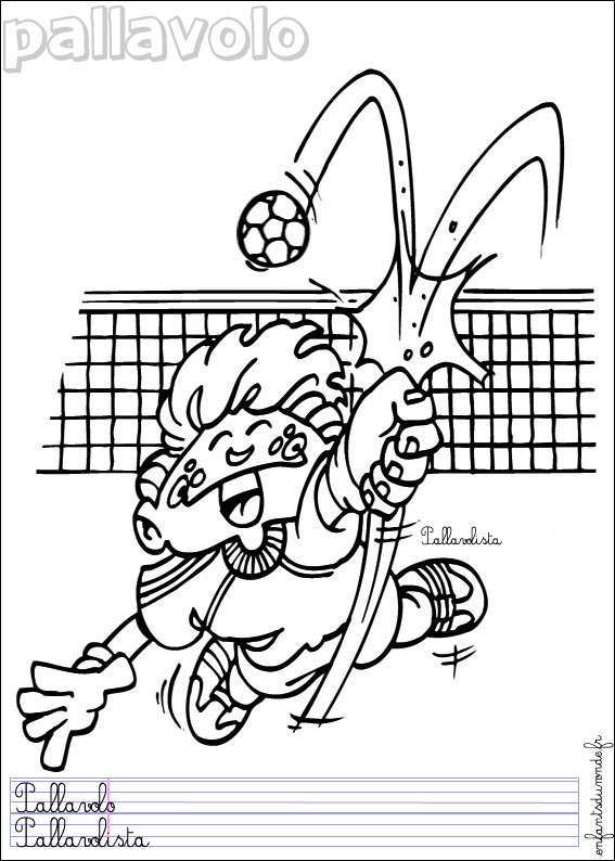 290 coloriage volley 2